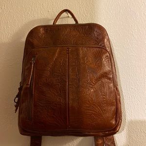 American Leather Co Leather Backpack Brown Leather
